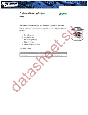 8310-100ML datasheet  